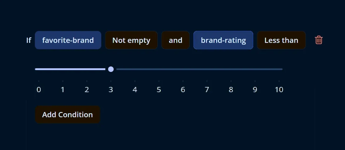 Endatix logic builder interface